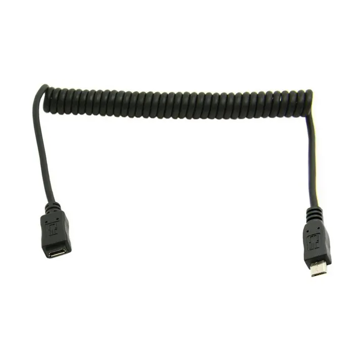 3 фута 100 см Micro USB 5 контактный тип штырь гнездо удлинитель Эластичный кабель для SSD