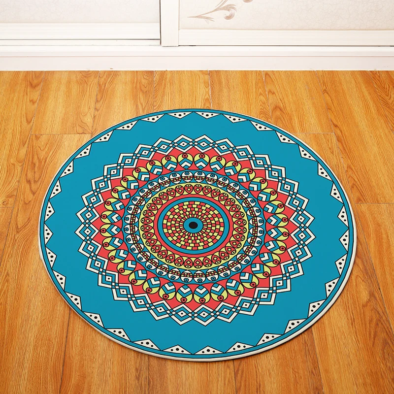 Геометрические узоры круглый ковер дети играть палатка тренажерный зал спальня