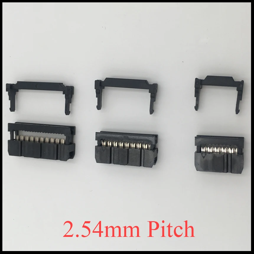 FC 40P 50P 64 P 40 50 булавки 2 54 мм Шаг двухрядные пространство ISP IDC JTAG коннектор плоского