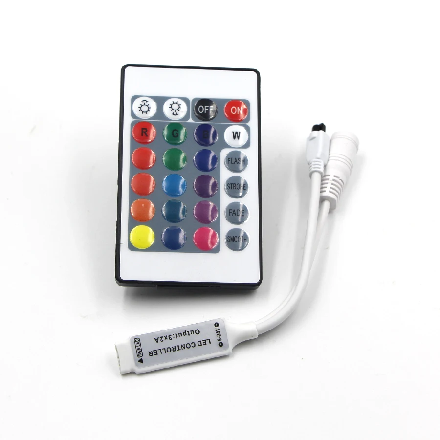 1 шт. RGBW RGB Cnontroller 12В 44Key 24key 40key ИК инфракрасный пульт дистанционного управления для