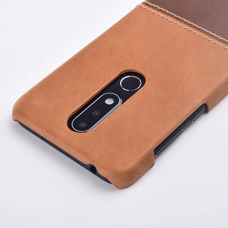 Для Nokia X6 2018 чехол 5 8 дюйма из натуральной кожи жесткий для X 6 TA-1099 | Мобильные
