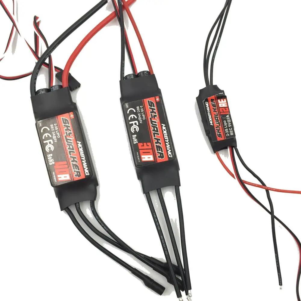 1 шт. Hobbywing Skywalker 30A ESC контроллер скорости с UBEC для радиоуправляемых FPV