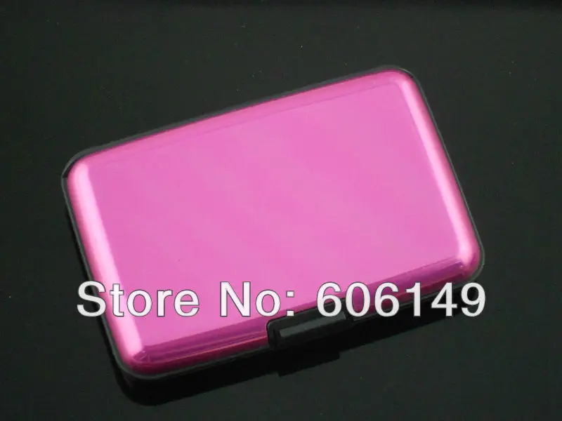 6 новых алюминиевых кошельков кошелек чехол для удостоверения личности и