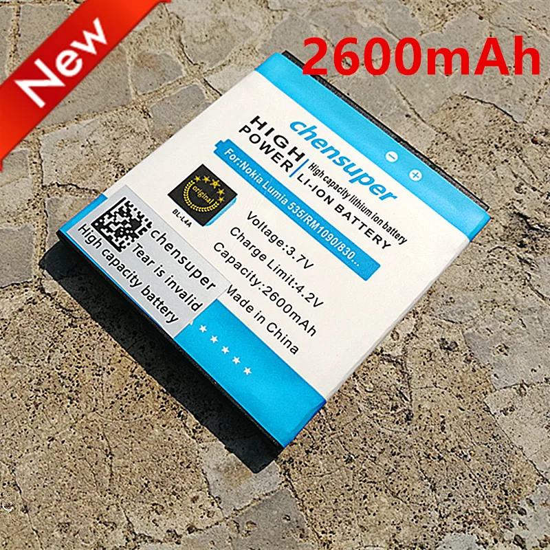 chensuper 2600mAh BV-L4A Replacement For Nokia Lumia 830 RM-984 Lumia830 535 BV L4A BL-L4A | Mobile Phone Batteries