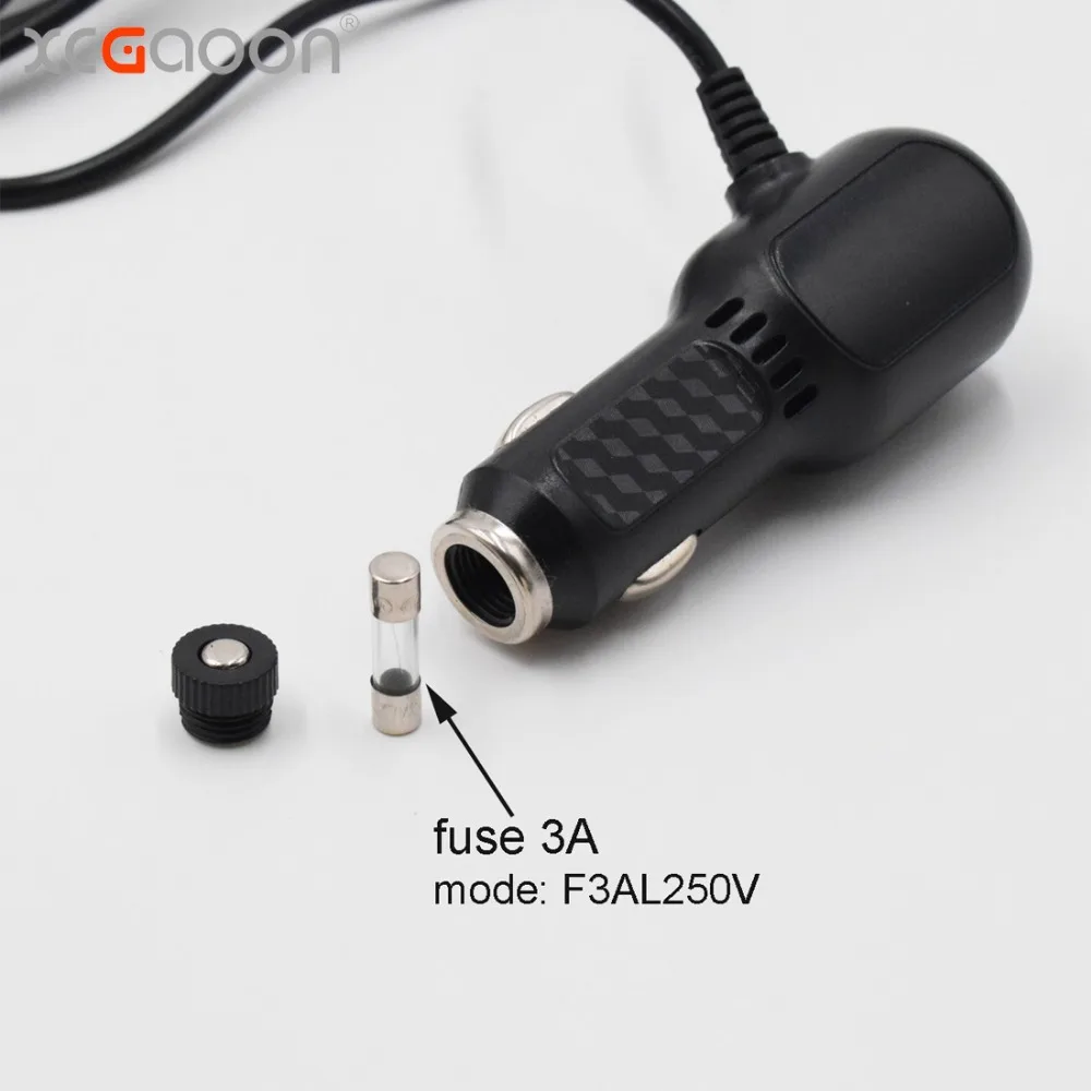 XCGaoon 3,5 метр 5V 3.5A изогнутые мини-usb зарядное устройство для авто с контрастным Зарядное устройство с 2 портами(стандарт Порты и разъёмы для Видеорегистраторы для автомобилей Камера gps видео Регистраторы вход переменного тока DC 8-36 V