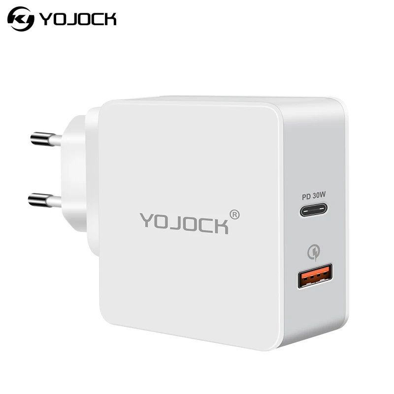 YOJOCK USB C PD зарядное устройство типа Мощность Быстрая доставка с функцией быстрой