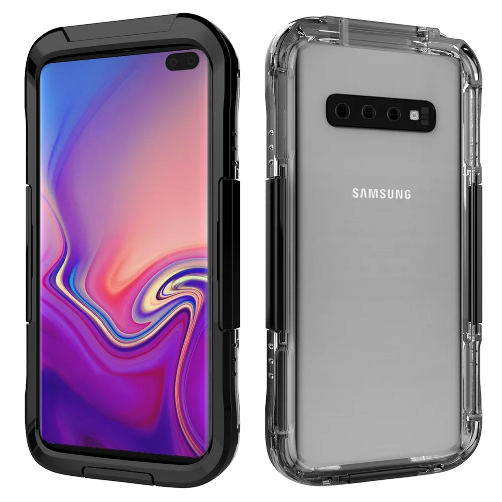 IP68 прозрачный водонепроницаемый чехол для Samsung Note 10 Plus 9 8 S10 S9 S8 S6 S7 Edge подводный S10e