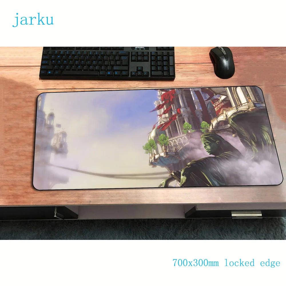 Коврик для мыши bioshock 700x300x2 мм игровой коврик Аниме xl офисный Настольный ноутбука
