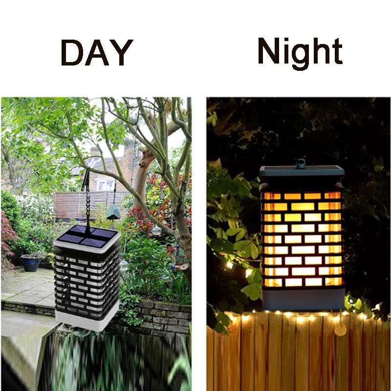 Светодиодный уличный садовый фонарь на солнечной батарее водонепроницаемый