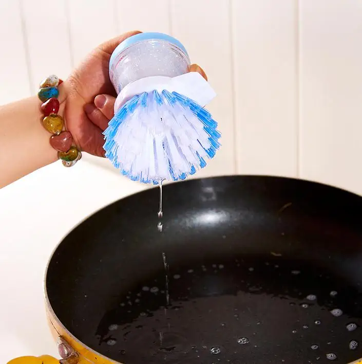 Приспособление для чистки кастрюля сковорода посуда кисть ладони горшки