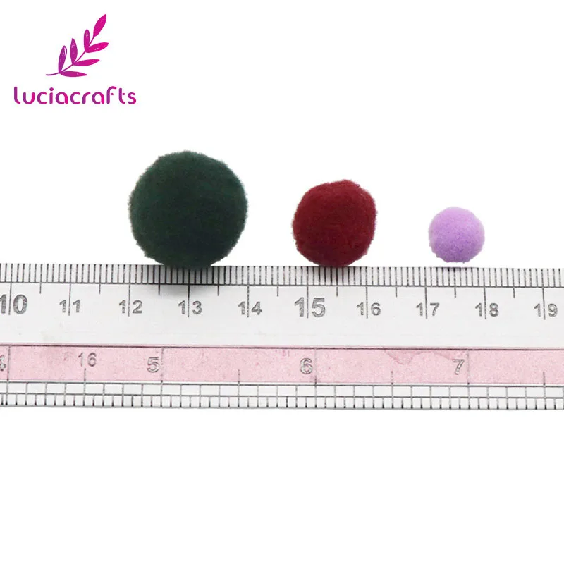 Очистители труб Lucia Crafts стебель синели и помпоны с Googly бегающие глазки для