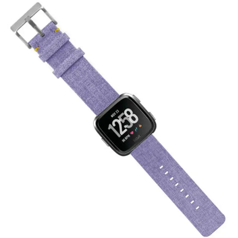 EastVita холст ремешок для Fitbit Versa Band Замена стабильный ремешок для часов