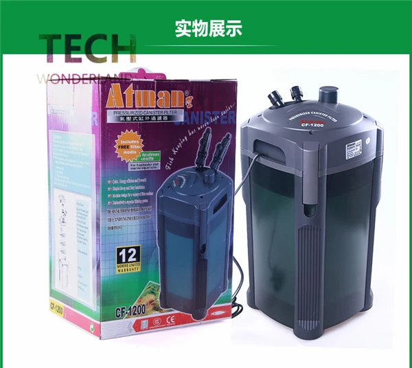 Фото Очиститель воды для аквариума Atman cf600 cf800, Atman CF-600 CF-800, аквариум под давлением Внешний корпусный фильтр №1