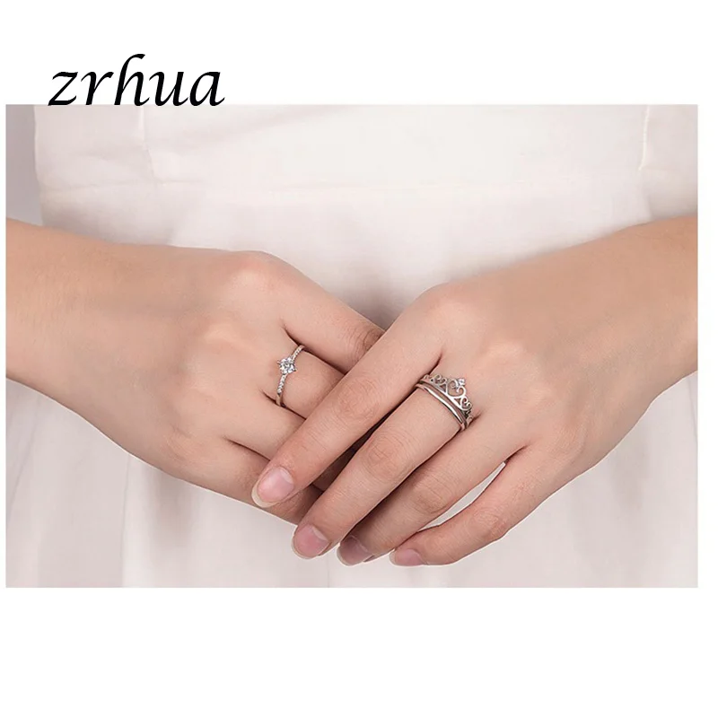 ZRHUA роскошный стиль акция горячая Распродажа блестящие кубические циркониевые