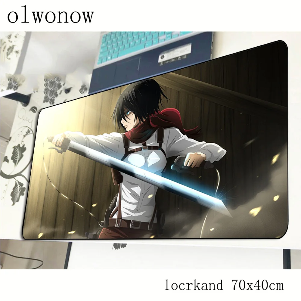 Attack on titan коврик для мыши геймер Лидер продаж 700x400x2 мм notbook игровой популярные от