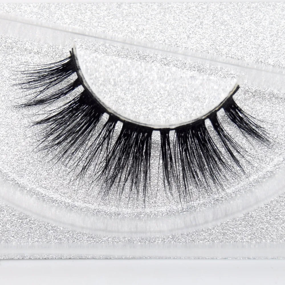

Visofree 3D Mink Eyelashes Thick&Thin Interlaced Lashes Full Strip Lashes Long Winged Natural Eyelashes cilios posticos D122