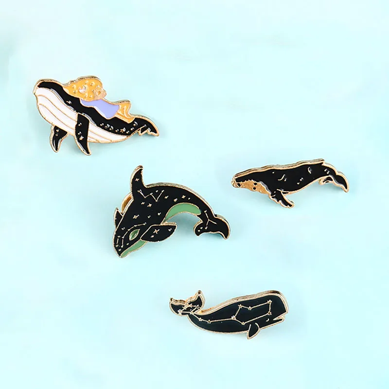 Брошь с эмалью в виде животного 4 шт./компл. | Украшения и аксессуары