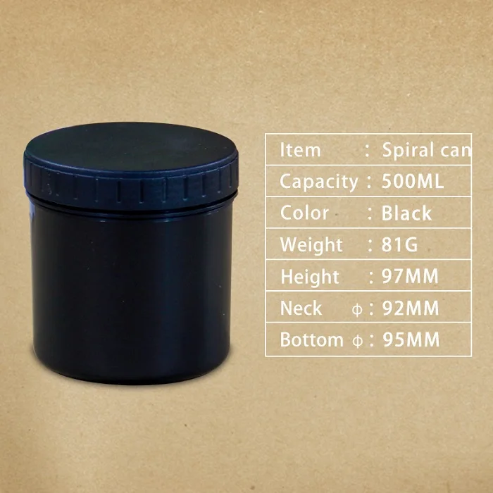 500ML-2 150 мл/200 мл/300 мл/500 мл/600 мл/1000 мл пластиковые банки для хранения кухни злаковое зерно контейнер для риса пищевой материал - Цвет: 500ML-2