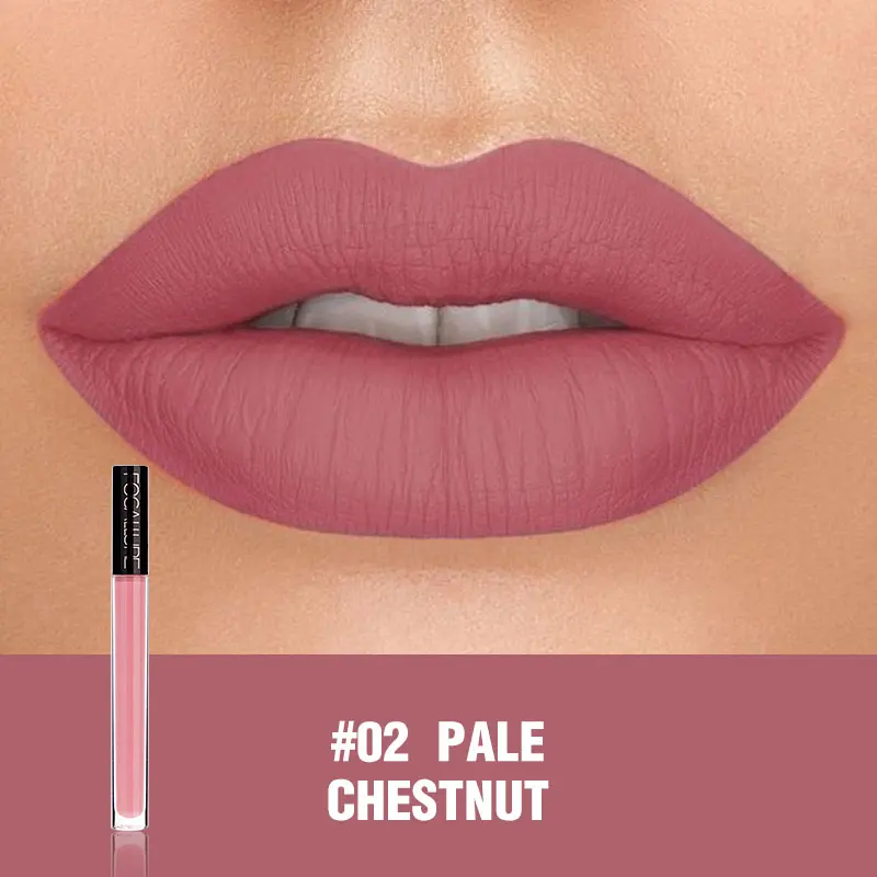 2 Focallure Matte Жидкий блеск для губ пикантная красная помада матовый Batom блеск для губ водостойкий макияж блеск для губ - Цвет: 2