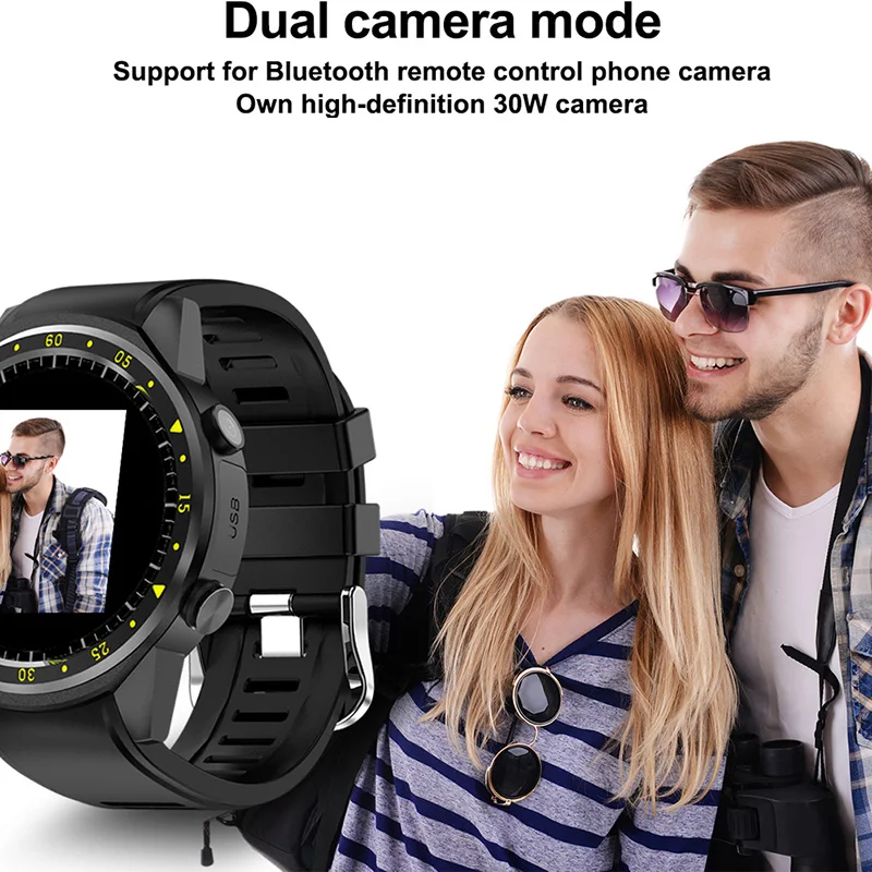 DEMOR KF01 gps Смарт-часы, связанные с компасом, камерой, sim-картой, мужские Мульти-спортивные Смарт-часы для iPhone X, samsung, Android Phone