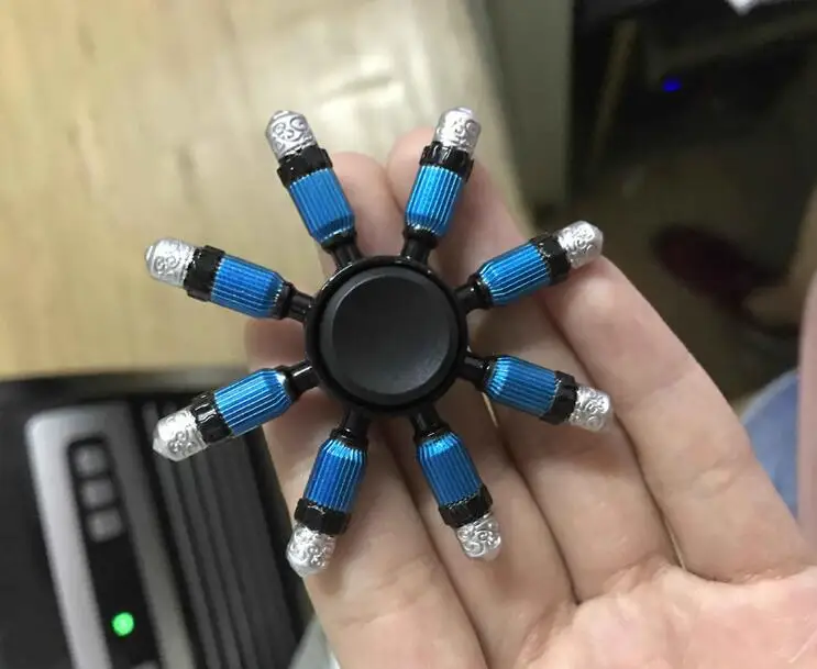Наруто fingertip Naruto Ninja Fidget Spinner EDC ручной Spiner цинковый сплав оружие Металл Shuriken Finger
