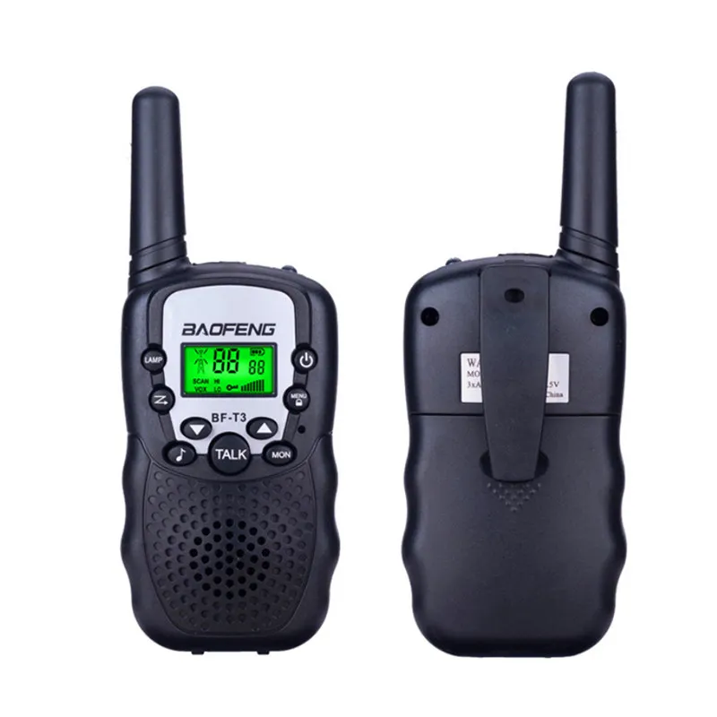 2 шт. мини Baofeng BF-T3 портативная рация 8/22 каналов для детей двухстороннее радио 10 тонов вызова КВ трансивер коммуникатор T3