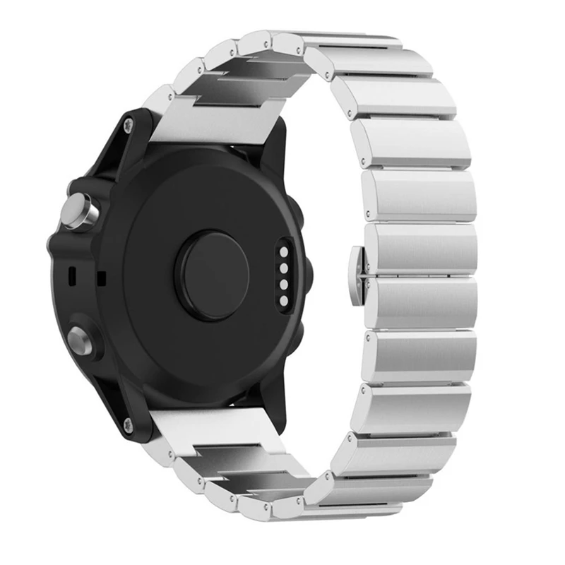 Наручных gps-часов Garmin Fenix 5X металлический ремешок для часов Ремешок для часов для Fenix 3/Fenix 3 HR/D2 Чарли/десент MK1 Нержавеющая сталь Сменные наручные часы