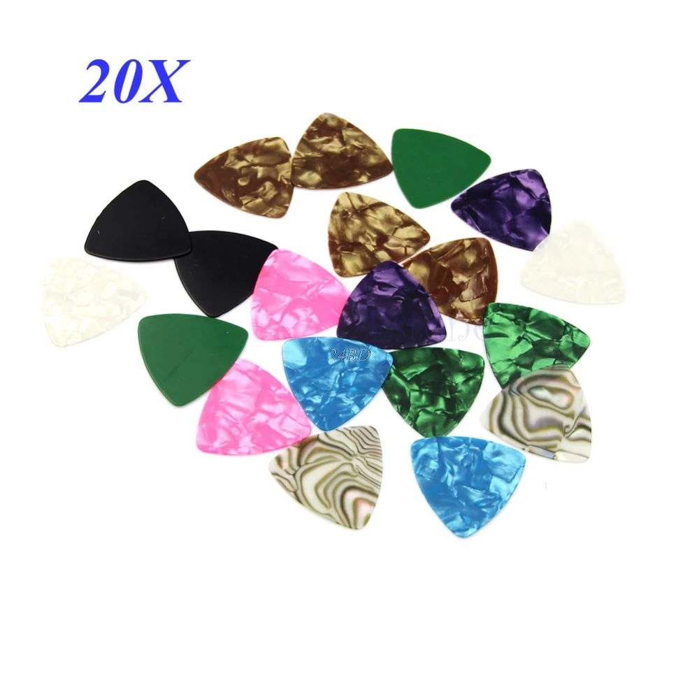 Акустическая основная целлюлоидная электрическая гладкая гитара выбор s Plectrum 0 46