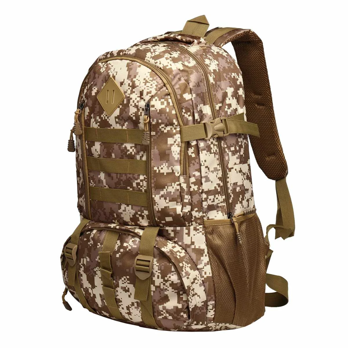 Desert Большой 50л нейлоновый Открытый военный альпинистский Рюкзак Molle спортивный походный рюкзак для кемпинга рюкзак для путешествий альпинизма - Цвет: Desert