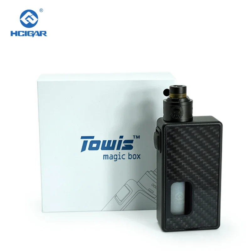 Оригинал HCIGAR Towis magic box squonk механические комплект испарителя 18650 Батарея