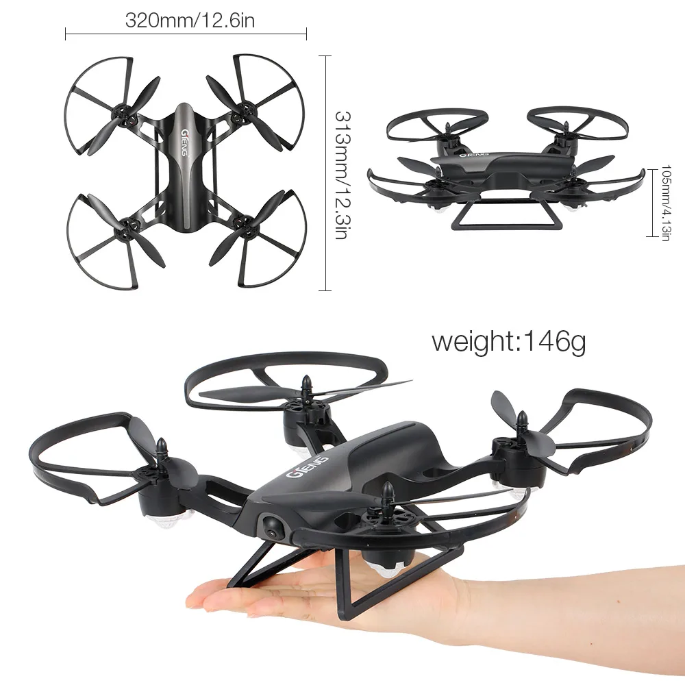Gteng t905hw Wi Fi FPV системы Игрушечные лошадки 2.4 г 6 оси гироскопа 3D флип headles высота