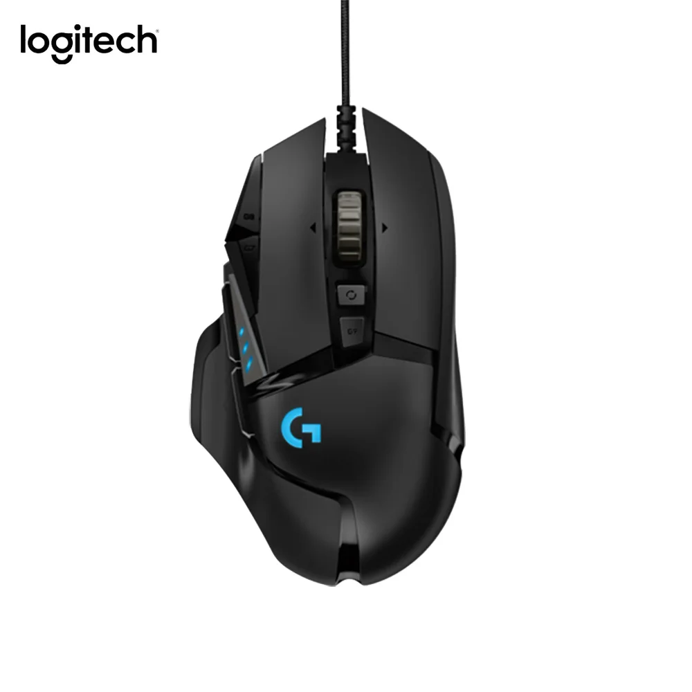 

Оригинальная игровая мышь Logitech G502 HERO, высокопроизводительная игровая мышь HERO Engine с 16000 DPI программируемой настраиваемой RGB-синхронизацией ...