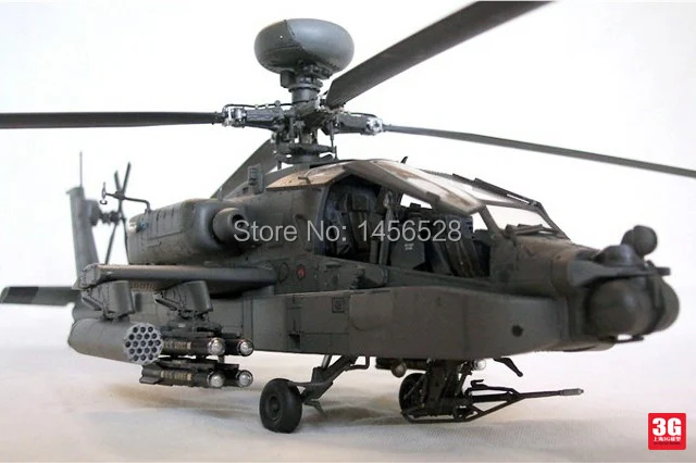 Хасегава макет 07223 1/48 вертолет APACHE AH-64D с бантом модель пластик монтаж комплекты