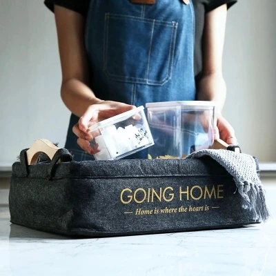 Корзина для хранения тканевая Складная грязной одежды Ins скандинавский ветер