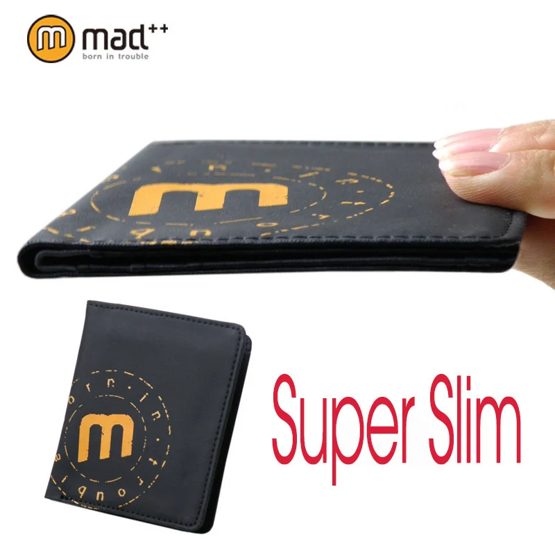 Супер тонкий Ultra Slim двойные холст бумажник Винтаж деньги женские короткие кошелек мини для монет Карманный мужской Для мужчин Для женщин Маленький мальчик