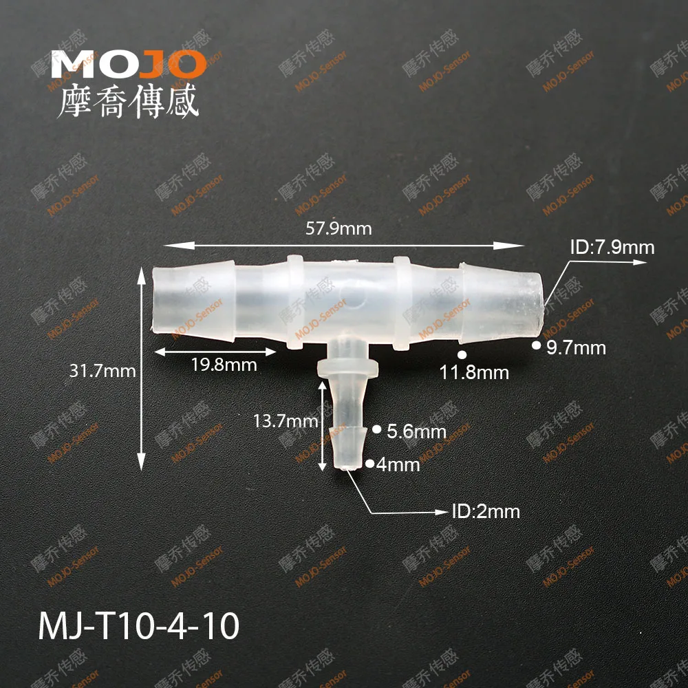 2020 MJ-T10-4-10 соединитель тройника 10 мм до 4 разъемы типа Колючего (1000 шт./лот) |