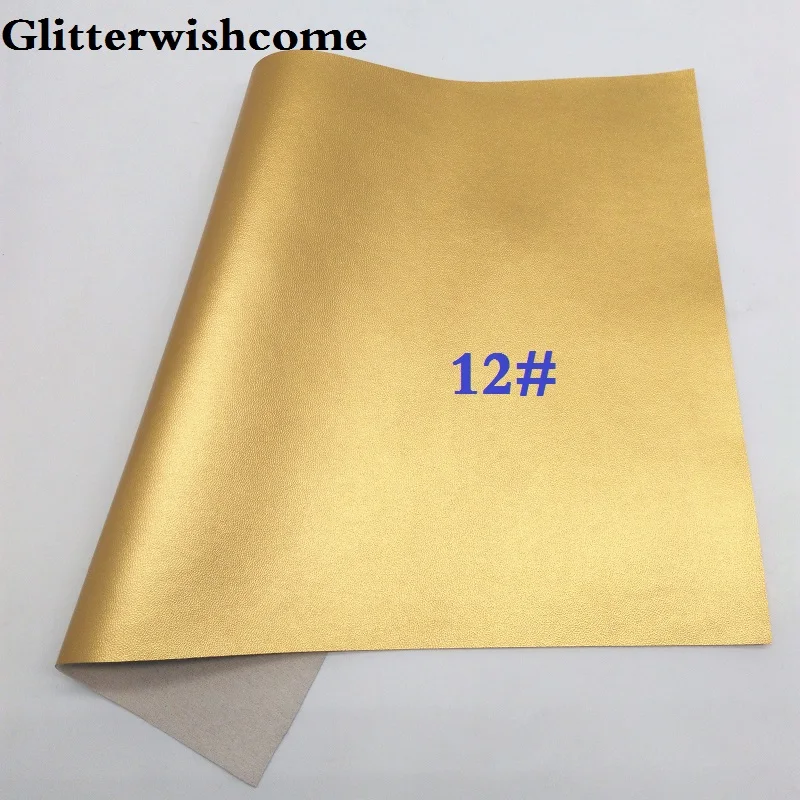 12 Glitterwishcome 21X29 см A4 размер винил для бантов мягкая кожа наппа Fabirc искусственная кожа листы для бантов, GM196A - Цвет: 12