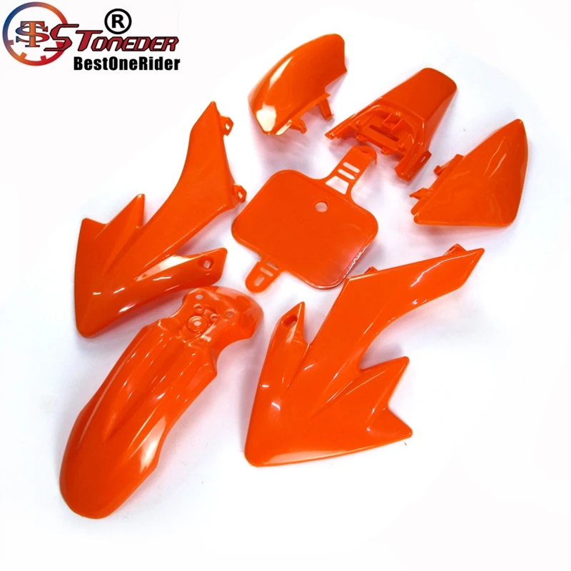 STONEDER обтекатель пластиковый крыло комплект для XR50 CRF50 SSR Thumpstar топает Coolster Pitsterpro Braaap SDG GPX DHZ 50-160cc питбайк