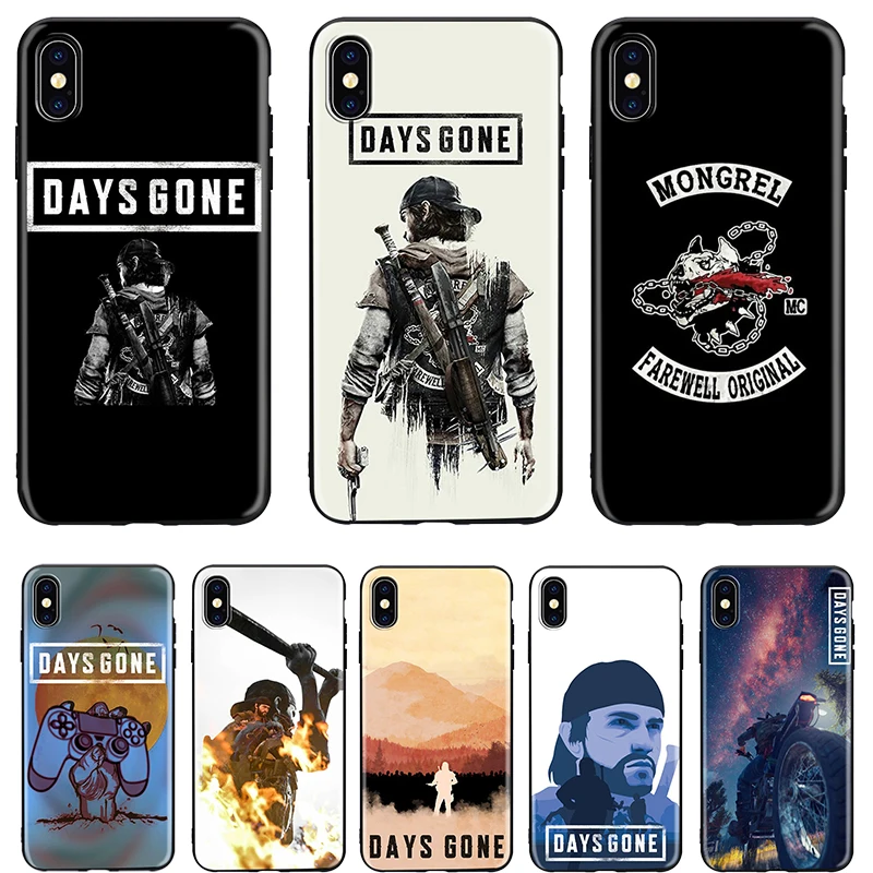 Days Gone черный мягкий чехол для телефона из ТПУ Apple iPhone X XR XS MAX 7 8 7plus 6 6S Plus 5 5S SE
