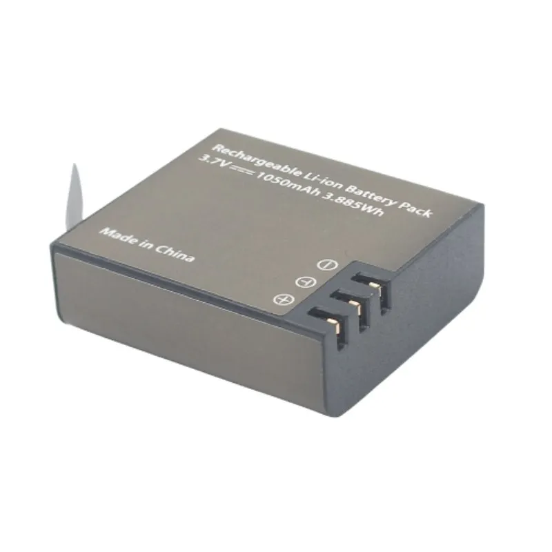 Fikida 3,7 V PG1050mAH Батарея для eken экшн Камера H9 H9 H3 H3R H8PRO H8R pro SJ4000 SJCAM SJ5000 M10 SJ5000X перезарядки Батарея