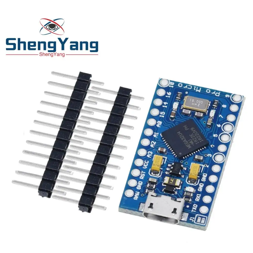 Pro Micro ATmega32U4 5V 16 МГц заменить ATmega328 для Arduino Pro Mini с 2 Row штыревые для Leonardo Mini Usb Интерфейс