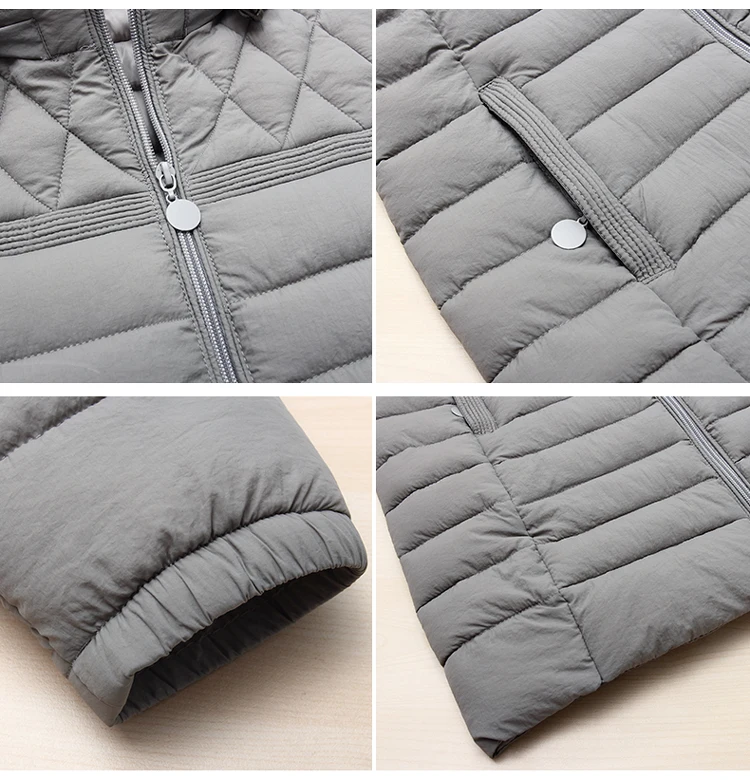 Зимняя женская куртка Паркер большого размера Толстая теплая хлопковая пуховая