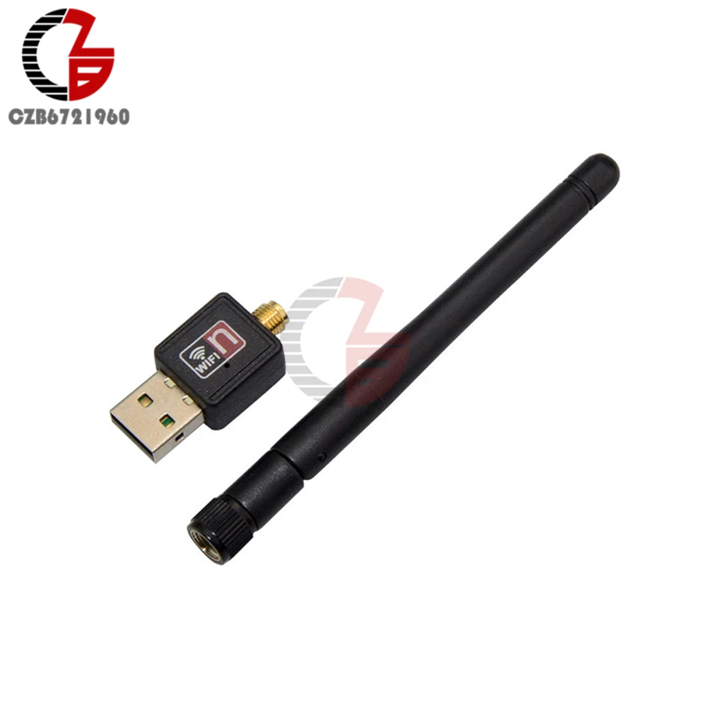 USB Wi Fi роутер для ПК адаптер 150 м антенна беспроводная компьютерная Сетевая Карта