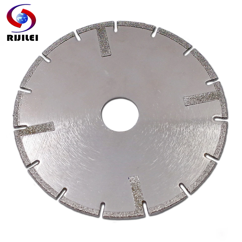 RIJILEI 4"-9 Inch Electroplated Diamond Saw Blade Galvanized Diamond Cutting Disc Grinding Wheel For Marble Granite Ceramic Tile