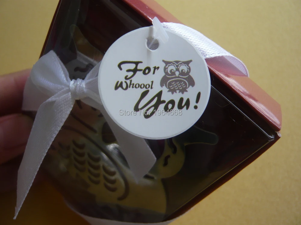 

baby showers birthdays and Christenings favor gift and giveaways for guest --"Whooo's the Cutest" Owl Metal Bookmark 100pcs/lot