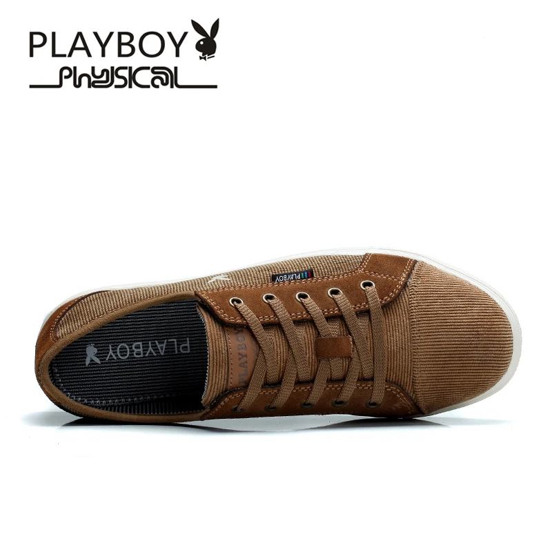 PLAYBOY/мужская повседневная обувь; обувь ручной работы для вождения из хлопчатобумажной ткани; обувь на плоской подошве со шнуровкой; Мужские дышащие мокасины; большие размеры 39-45