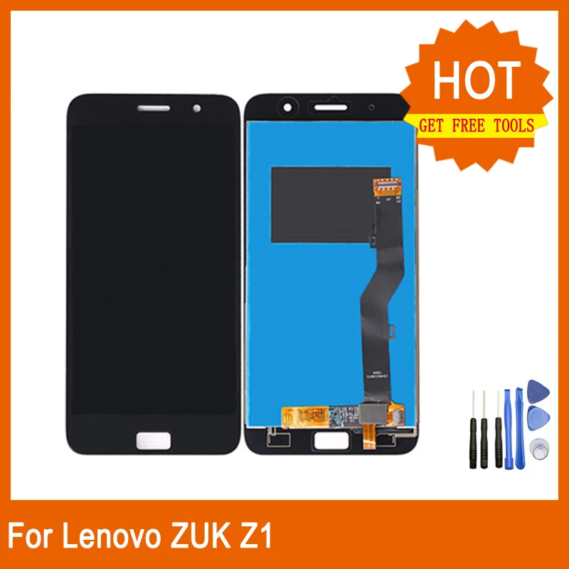 Для lenovo ZUK Z1 ЖК-дисплей кодирующий преобразователь сенсорного экрана в сборе