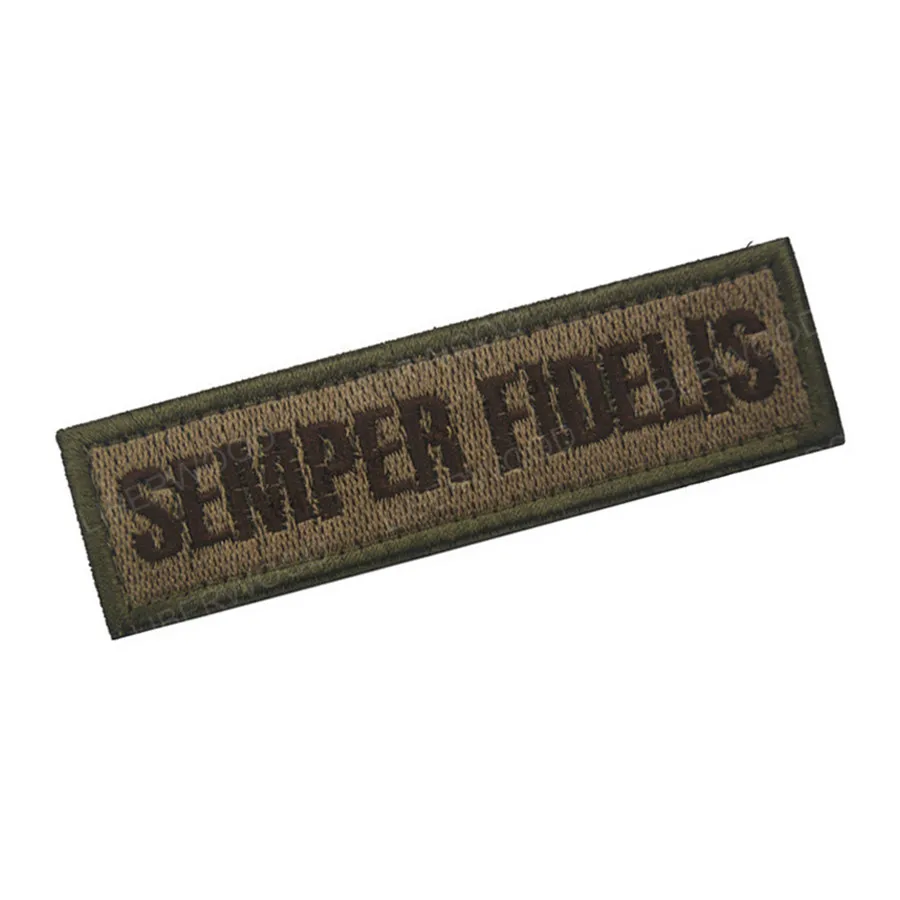 Semper Fidelis Fi Мультикам боевой патч USMC Marsoc рейдеры морской корпус нарукавная повязка аппликация эмблема значок