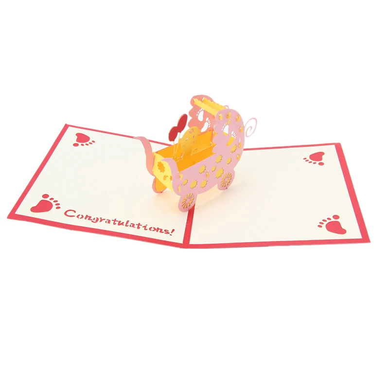 3D Детские открытки выскакивающие бумажные подарок на день рождения-Y102 | Дом и сад