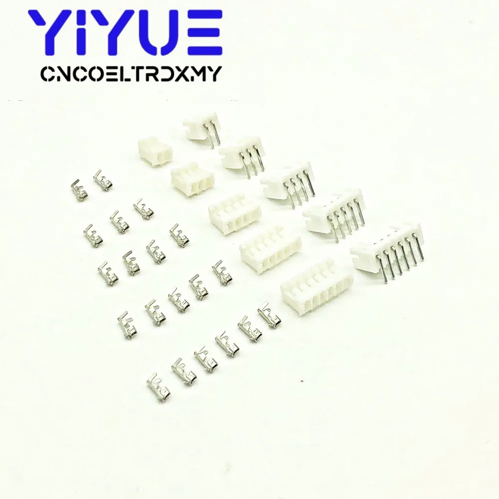 

500 sets 2-12pin 2.0mm Pitch PH 2.0 Terminal/Housing/Right Angle Pin Header Connector Wire Connectors Adaptor Kit PH2.0